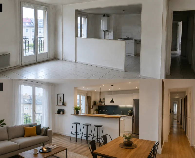 Appartement rénové dans la région grenobloise