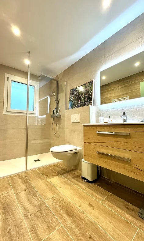 Salle de bain rénovée près de Voiron